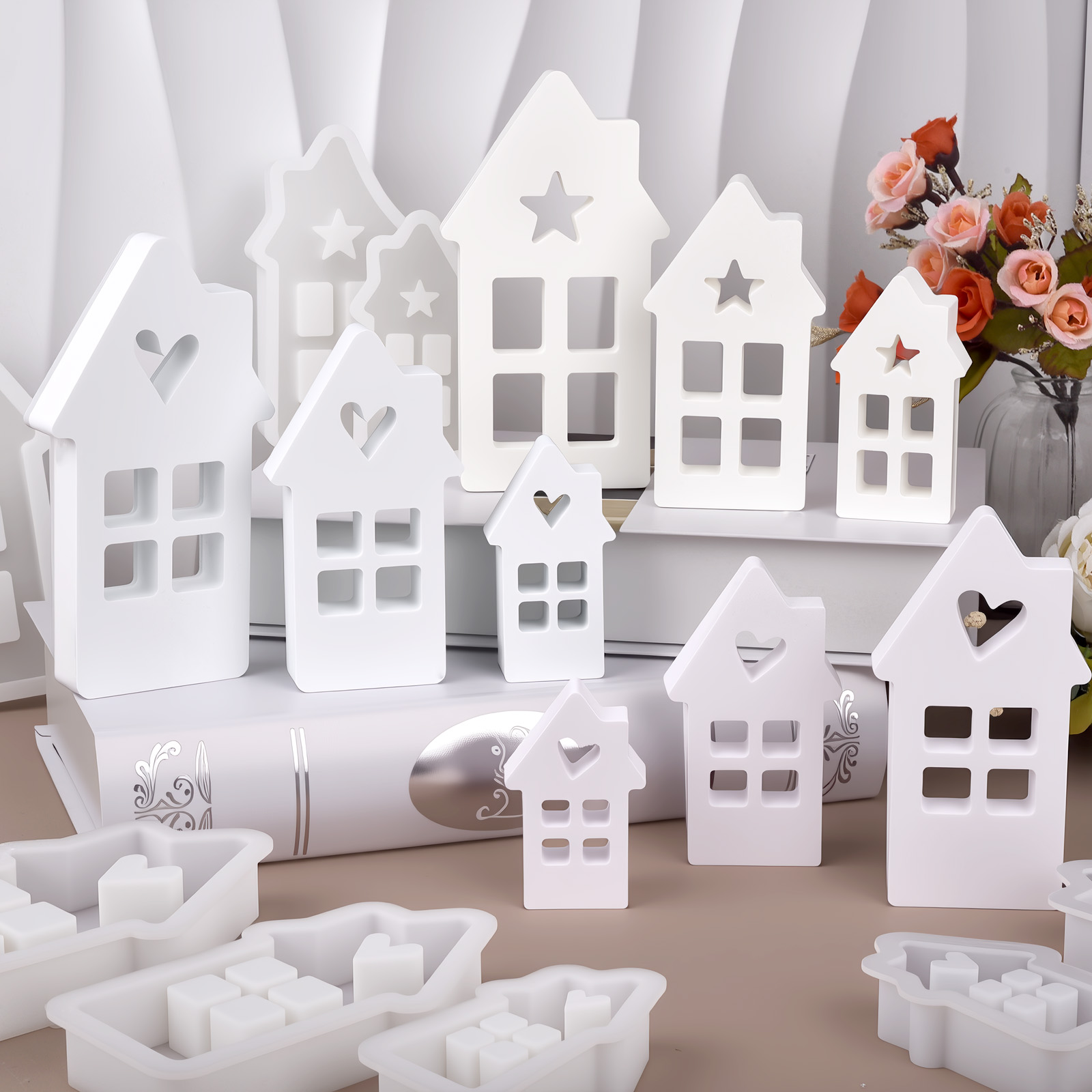 Lighting Decor For House - Star Heart House Silicone Molds Light