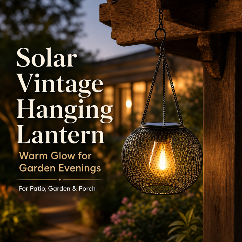 Lighting Decor Ideas - Solar Powered LED Hanging Floor Lamp