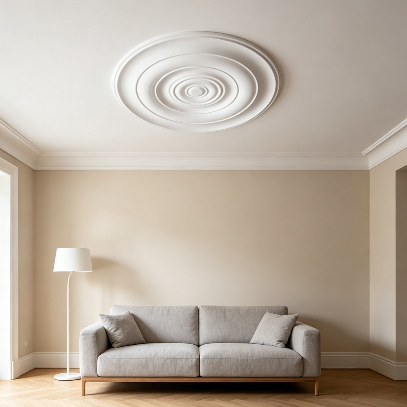Lighting Decoration - Round Ceiling Medallion European Design PU