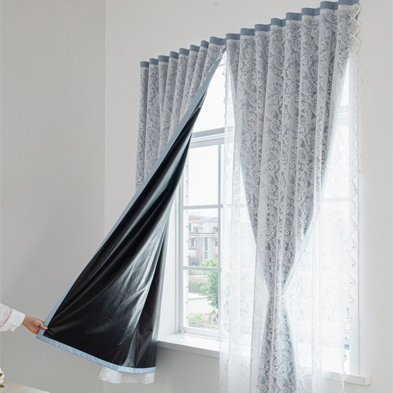 Lighting Decor Rentals - Lace Style Full Blackout Curtain No