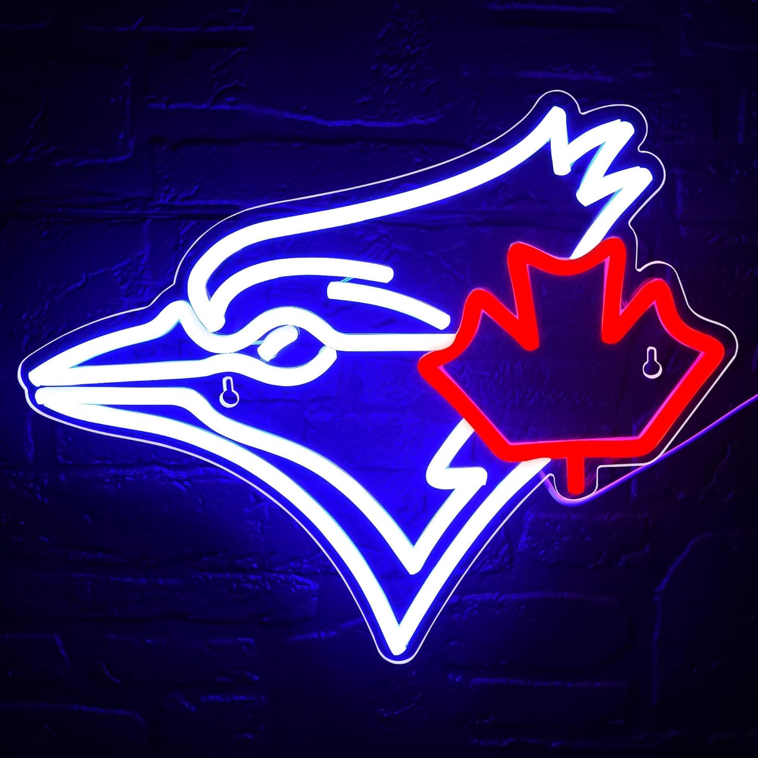 Jay Lighting Decor - USB Dimmable Blue Jay with Maple