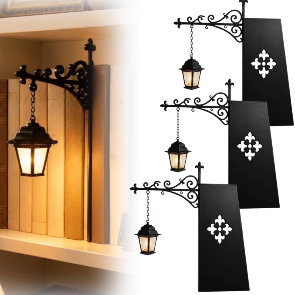 Lighting Decoration - Library Lantern Decorative Bookshelf Lighting Retro