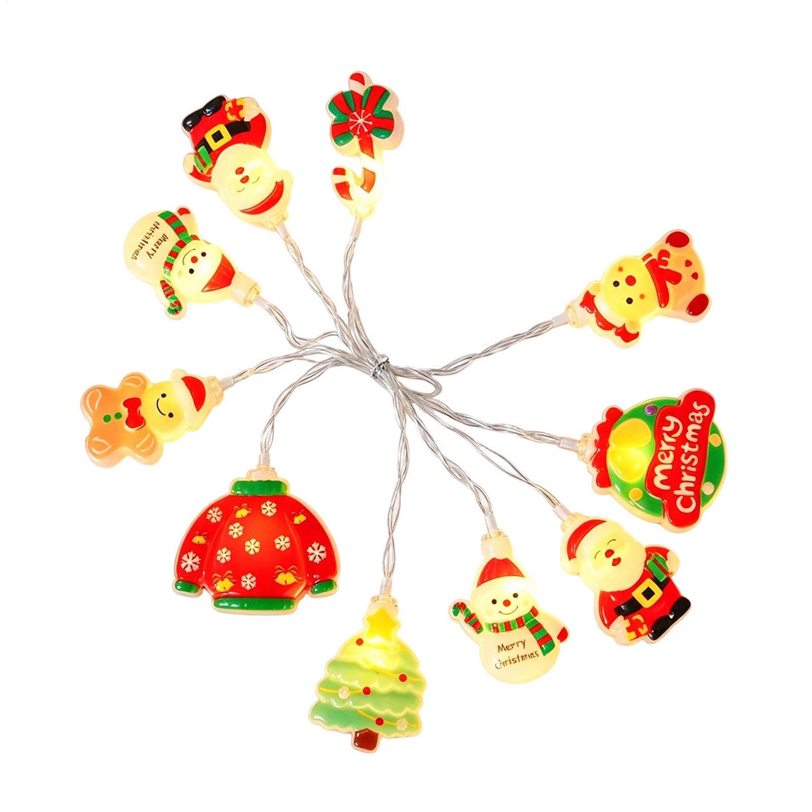 Lighting Christmas Decor - Christmas String Lights Decorative Waterproof LED