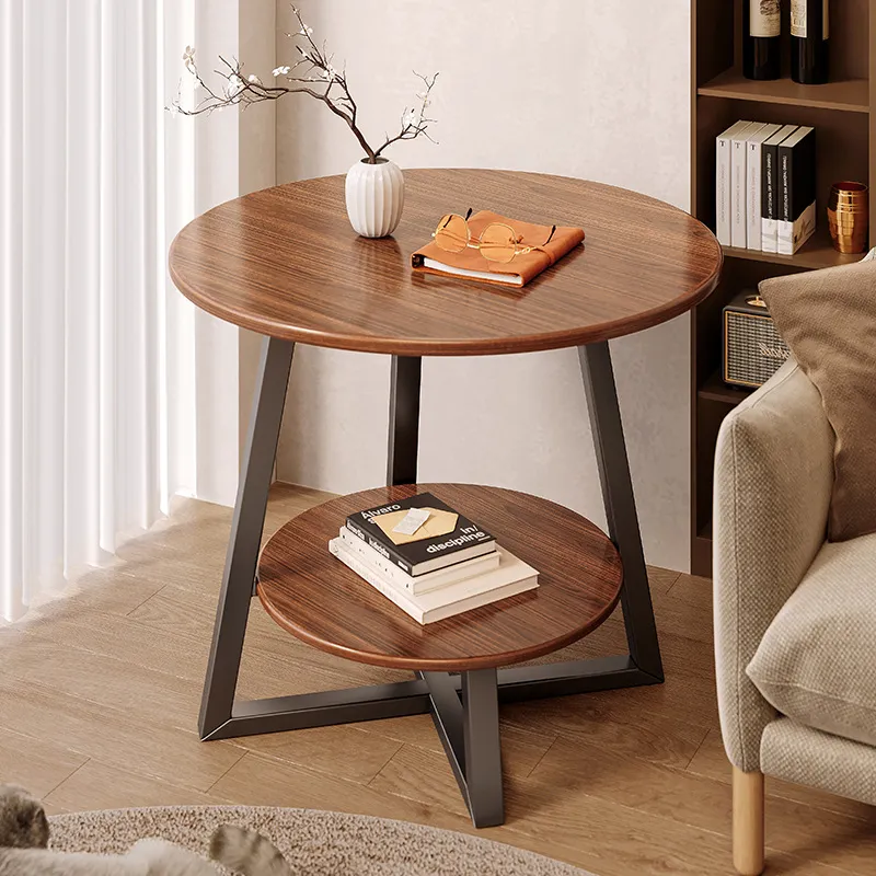 Lighting Decor Rentals - Small Round Side Table Light Luxury