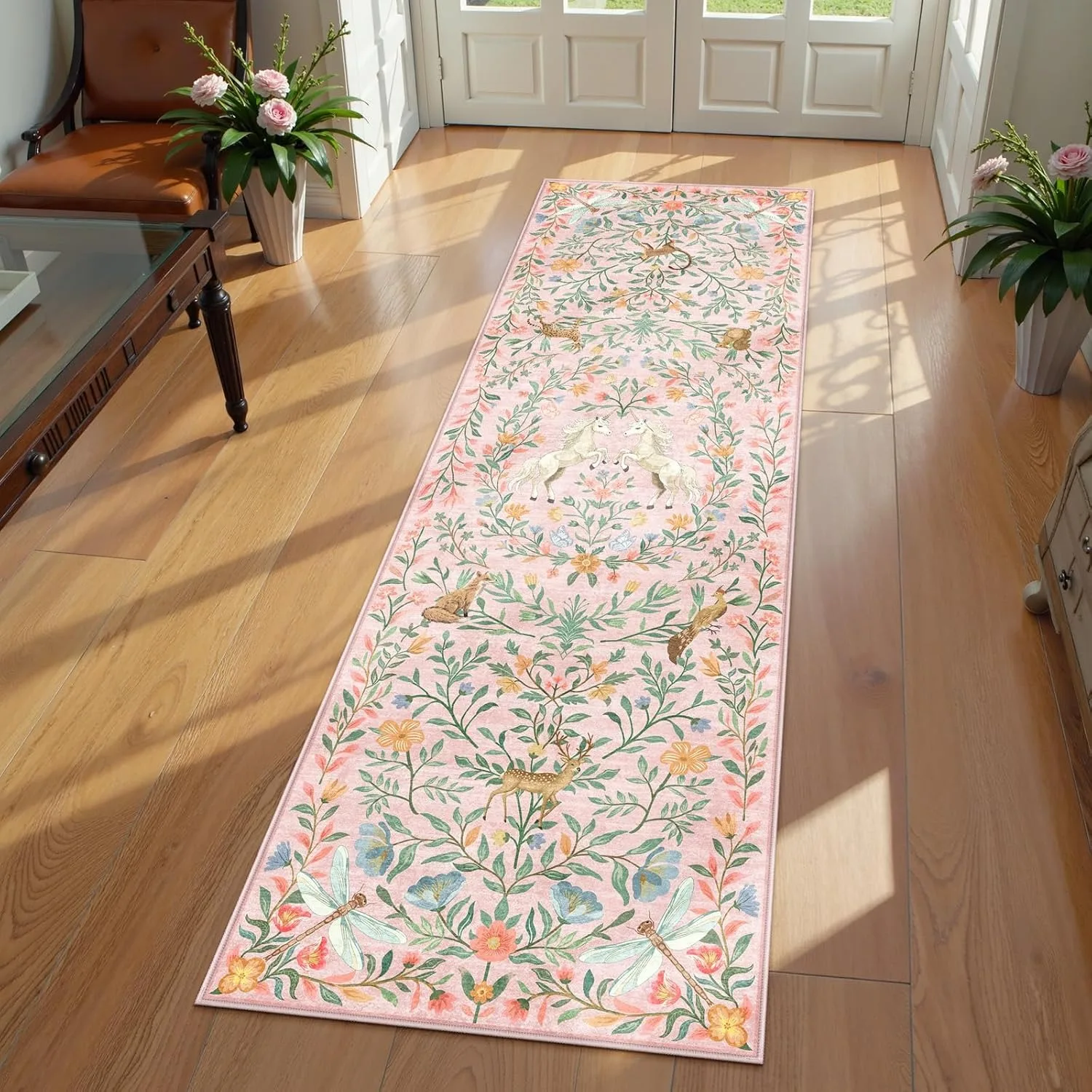 Lighting Bug Decor - Bug Flower Theme Runner Rug Light