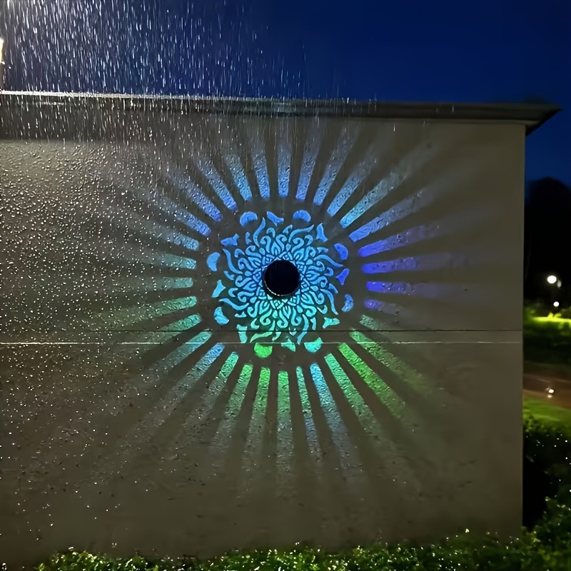 Lighting Decor Ideas - Solar LED Wall Light Mandala Projection