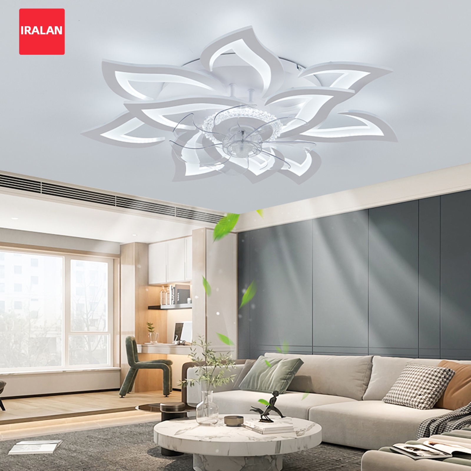 Decor Lighting Fans - Flower Ceiling Fan with Lighting Home