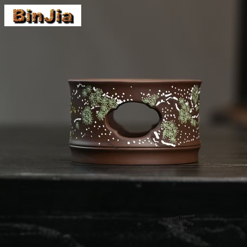 Yixing Zisha Clay Painting Tea - đánh giá và giá Candle Holder Set