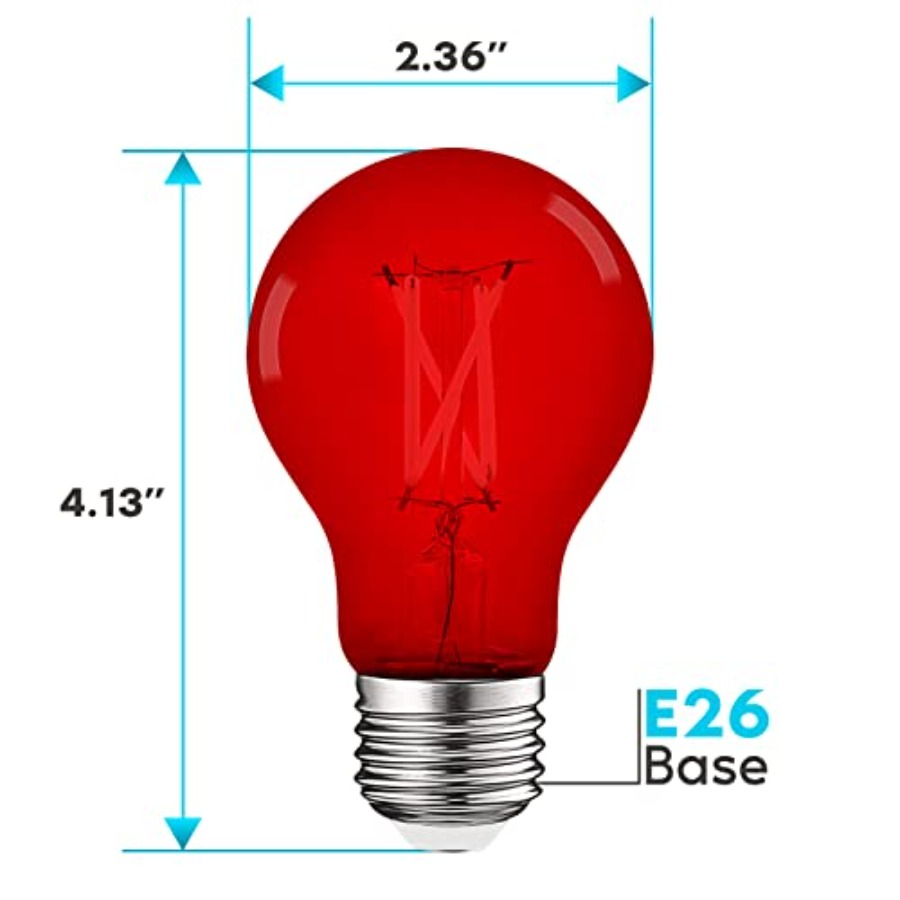 A19 Edison LED Light Bulbs, 4. - đánh giá và giá Lighting Decor Outdoor