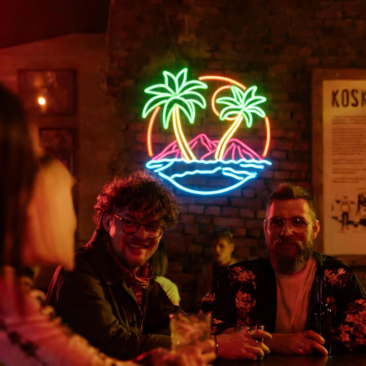 Tropical  Palm Tree LED Neon S - đánh giá và giá Lighting Decor Rentals