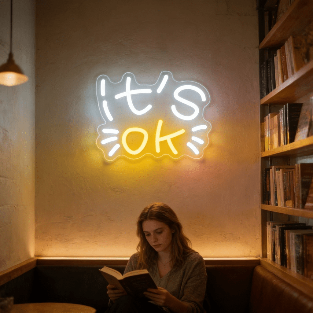 It's OK Neon Sign LED Night Li - đánh giá và giá Ok Lighting Decor