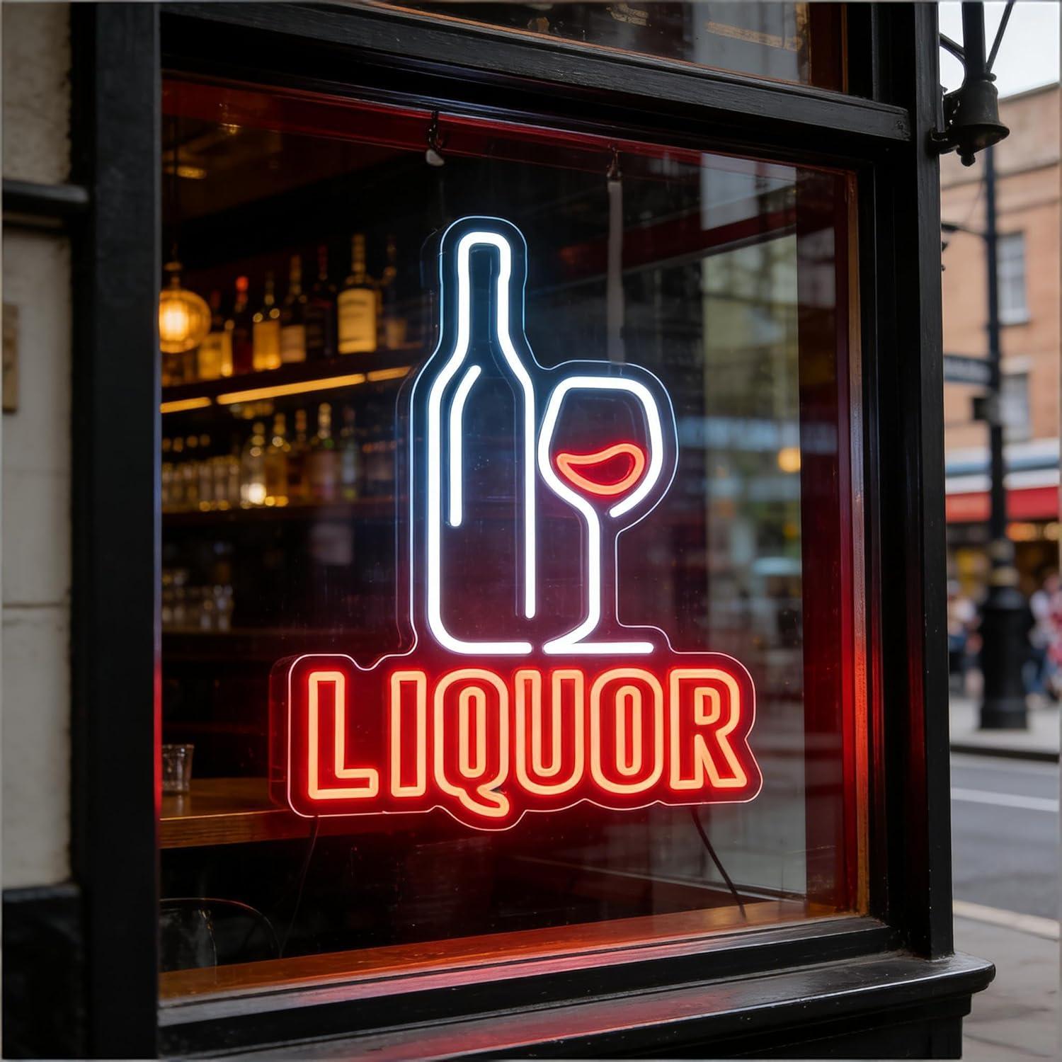 Liquor Neon Sign USB Dimmable  - đánh giá và giá Restaurant Lighting Decoration