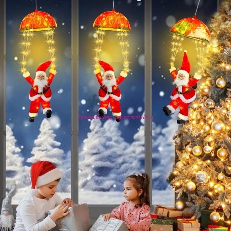 Đèn Giáng sinh Santa Parachute - đánh giá và giá Lighting Decor