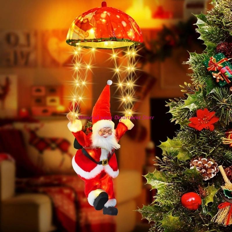 Đèn Giáng sinh Santa Parachute - đánh giá và giá Lighting Decor