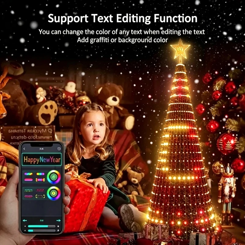 Smart RGB Christmas Tree Toppe - đánh giá và giá Lighting Christmas Decor