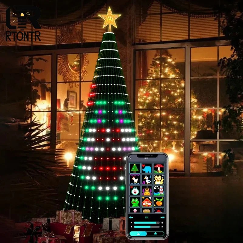 Smart RGB Christmas Tree Toppe - đánh giá và giá Lighting Christmas Decor