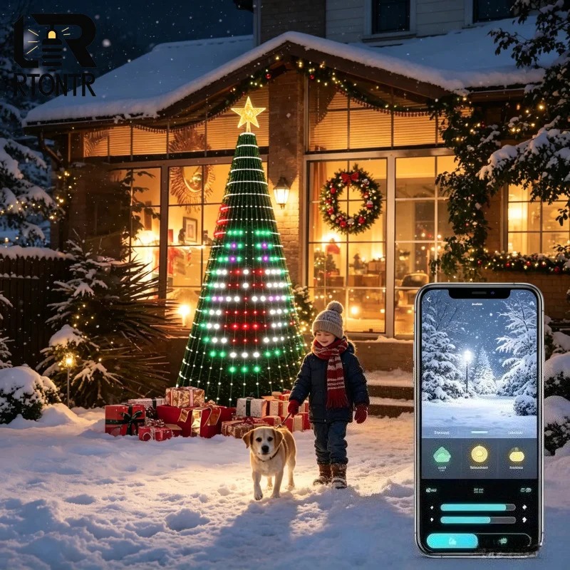 Smart RGB Christmas Tree Toppe - đánh giá và giá Lighting Christmas Decor