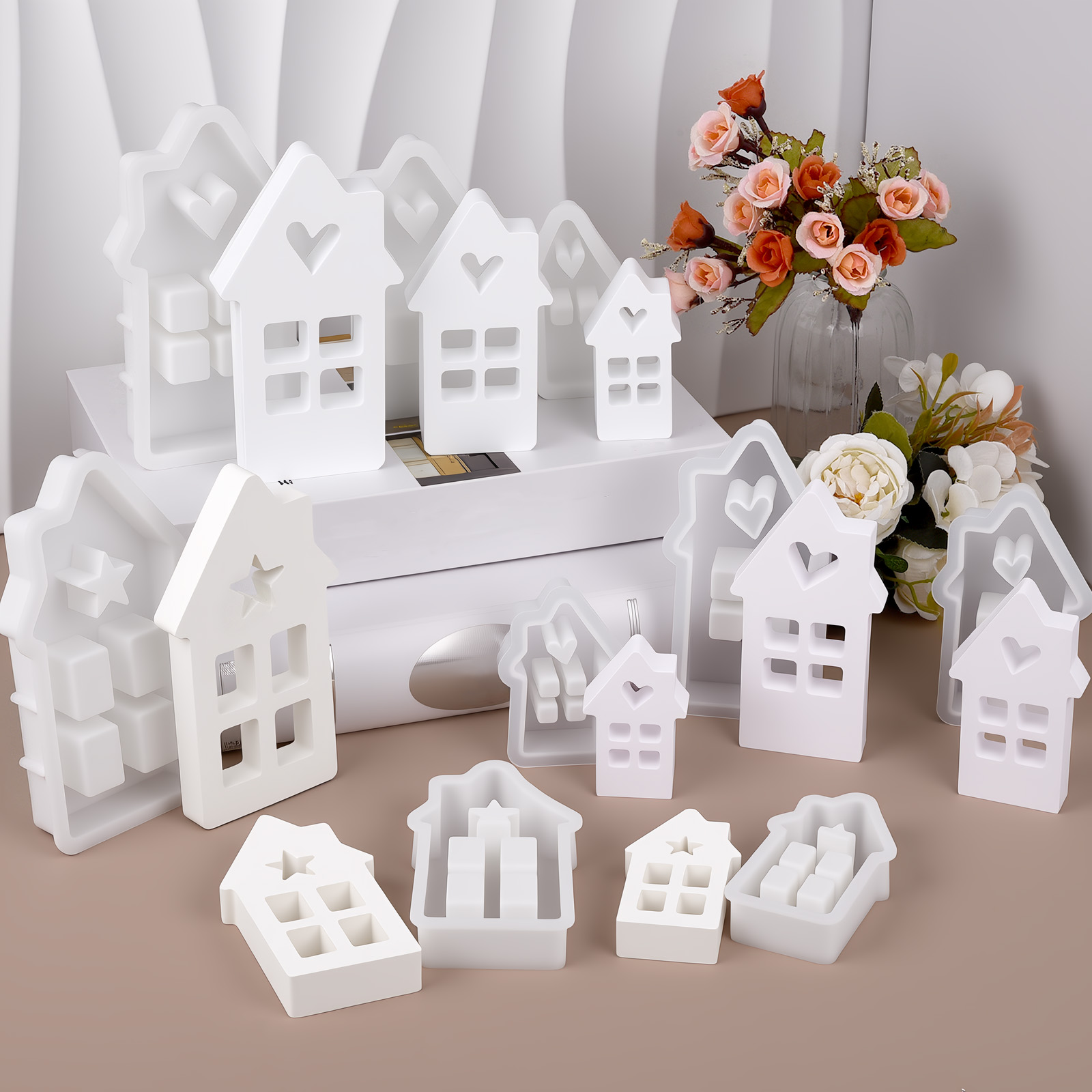 Star Heart House Silicone Mold - đánh giá và giá Lighting Decor For House
