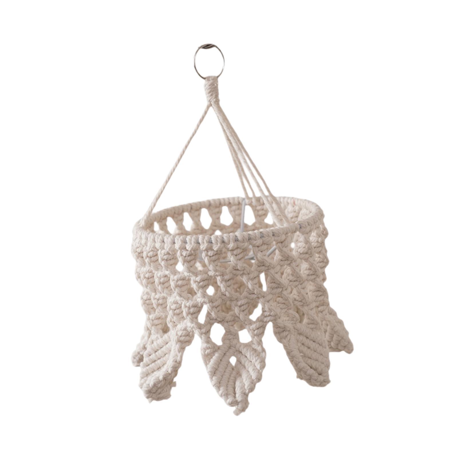 Cotton Rope Woven Lamp Shade L - đánh giá và giá Bedroom Lighting Decor Ideas