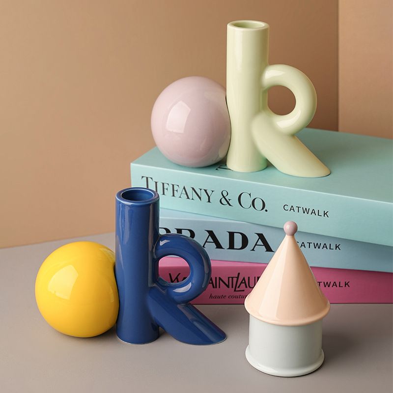 4Colors OK-Shaped Ceramic Vase - đánh giá và giá Ok Lighting Decor