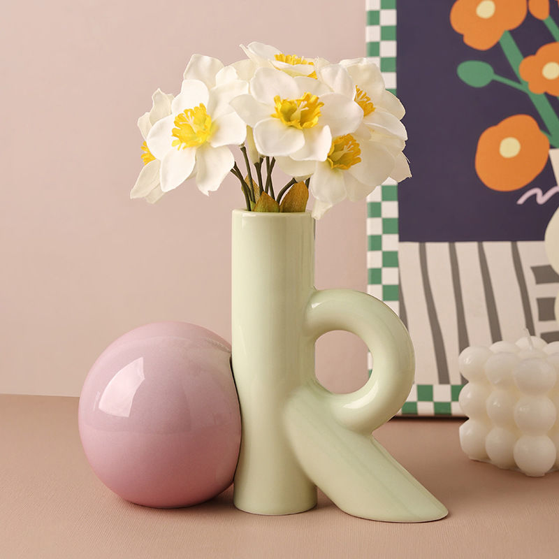 4Colors OK-Shaped Ceramic Vase - đánh giá và giá Ok Lighting Decor