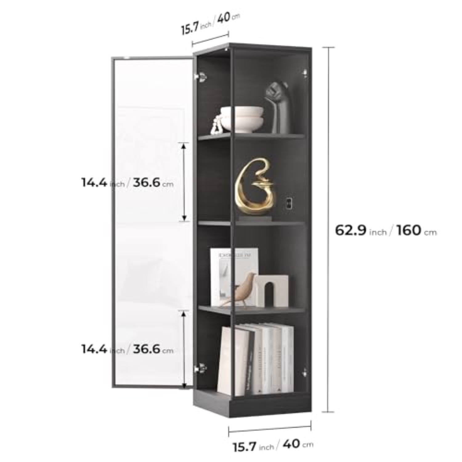Corner Display Cabinet with Do - đánh giá và giá Lighting & Home Decor Studio
