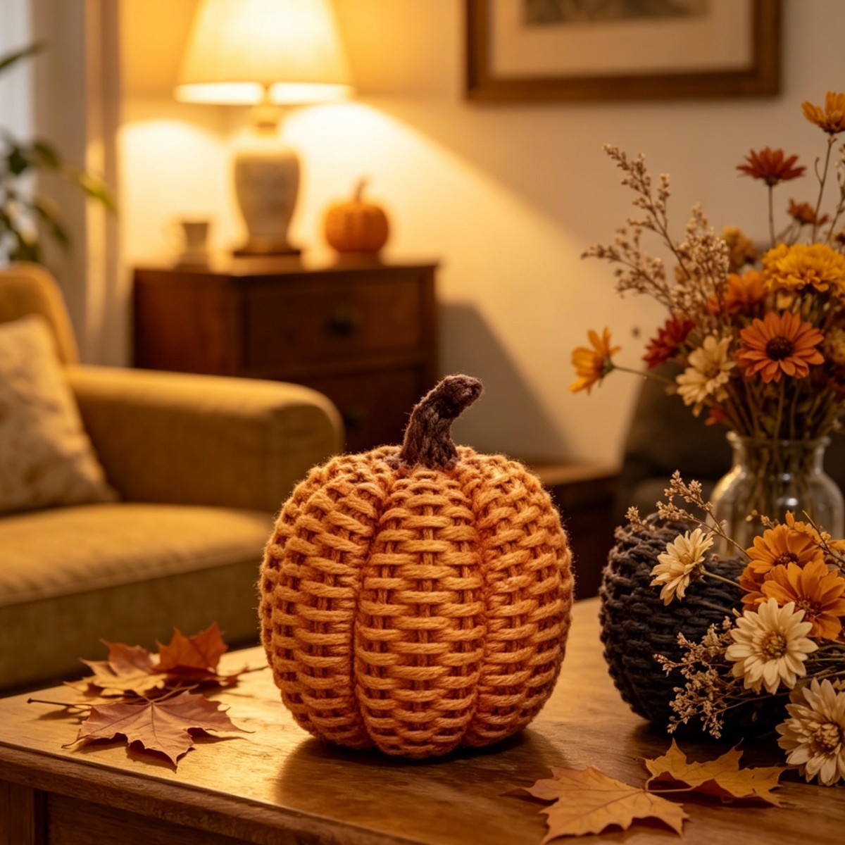 Imitation rattan pumpkin ornam - đánh giá và giá Lighting Home Decor Items