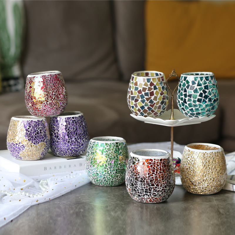 handmade mosaic patch candle h - đánh giá và giá Restaurant Lighting Decoration