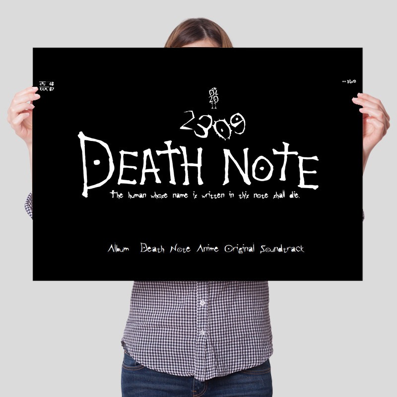 Death Note Unframed Canvas Pri - đánh giá và giá Lighting Home Decor Items