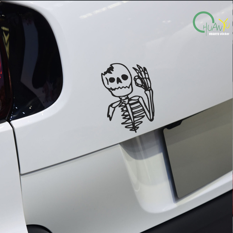 Funny OK Skull Car Sticker Bod - đánh giá và giá Ok Lighting Decor