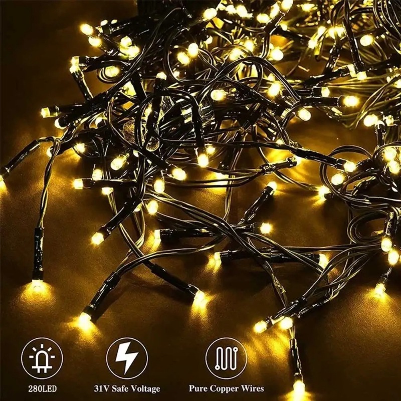 USB LED Fairy String Lights, W - đánh giá và giá Lighting Christmas Decor