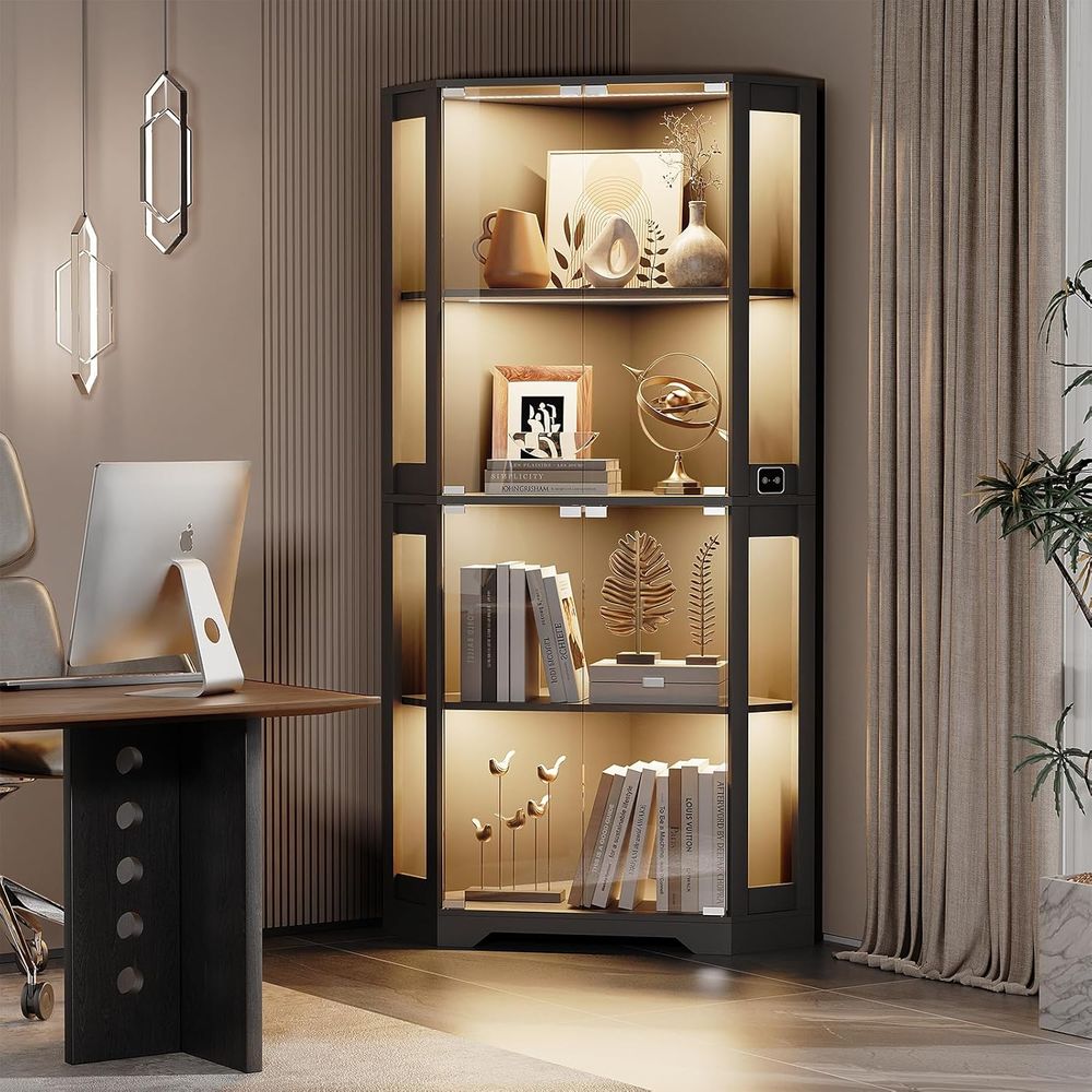 65 Illuminated Glass Display C - đánh giá và giá Lighting & Home Decor Studio