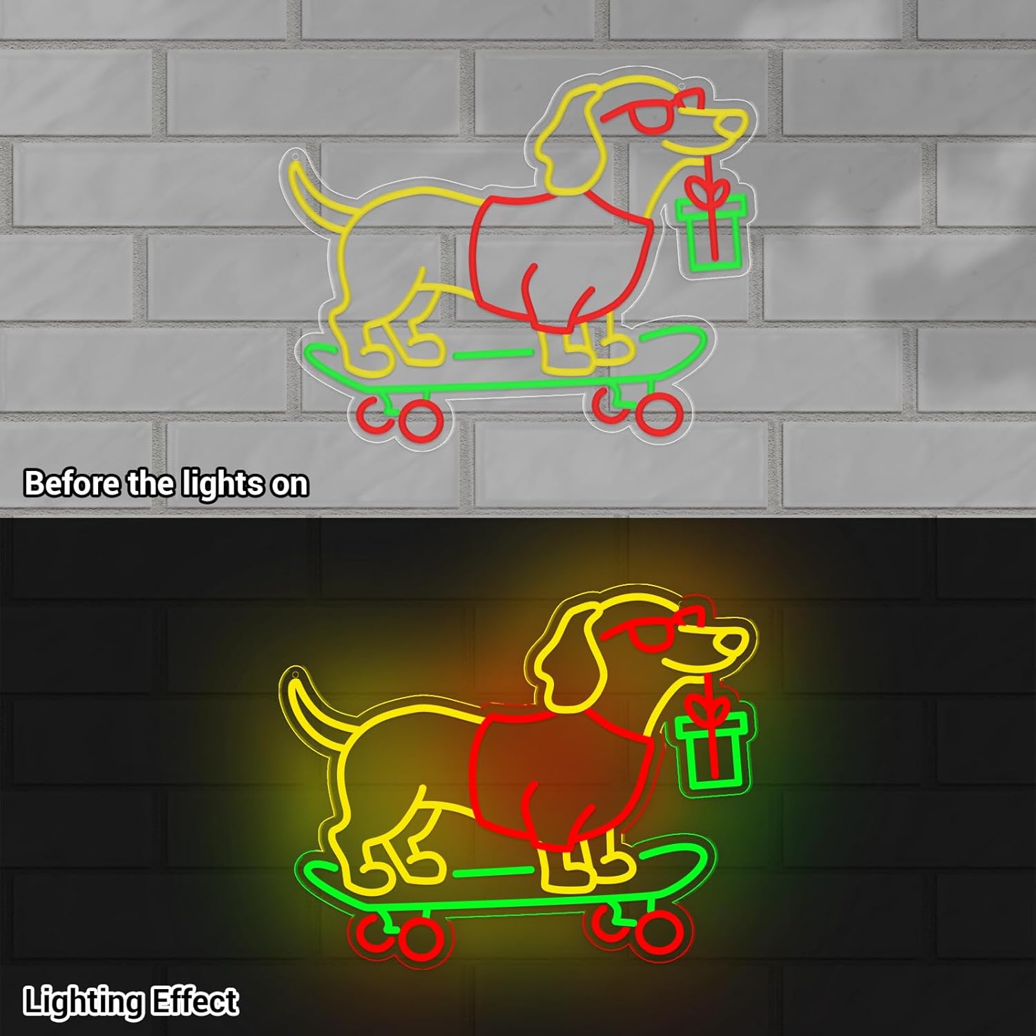 USB Dimmable Dachshund Neon Si - đánh giá và giá Bedroom Lighting Decor Ideas
