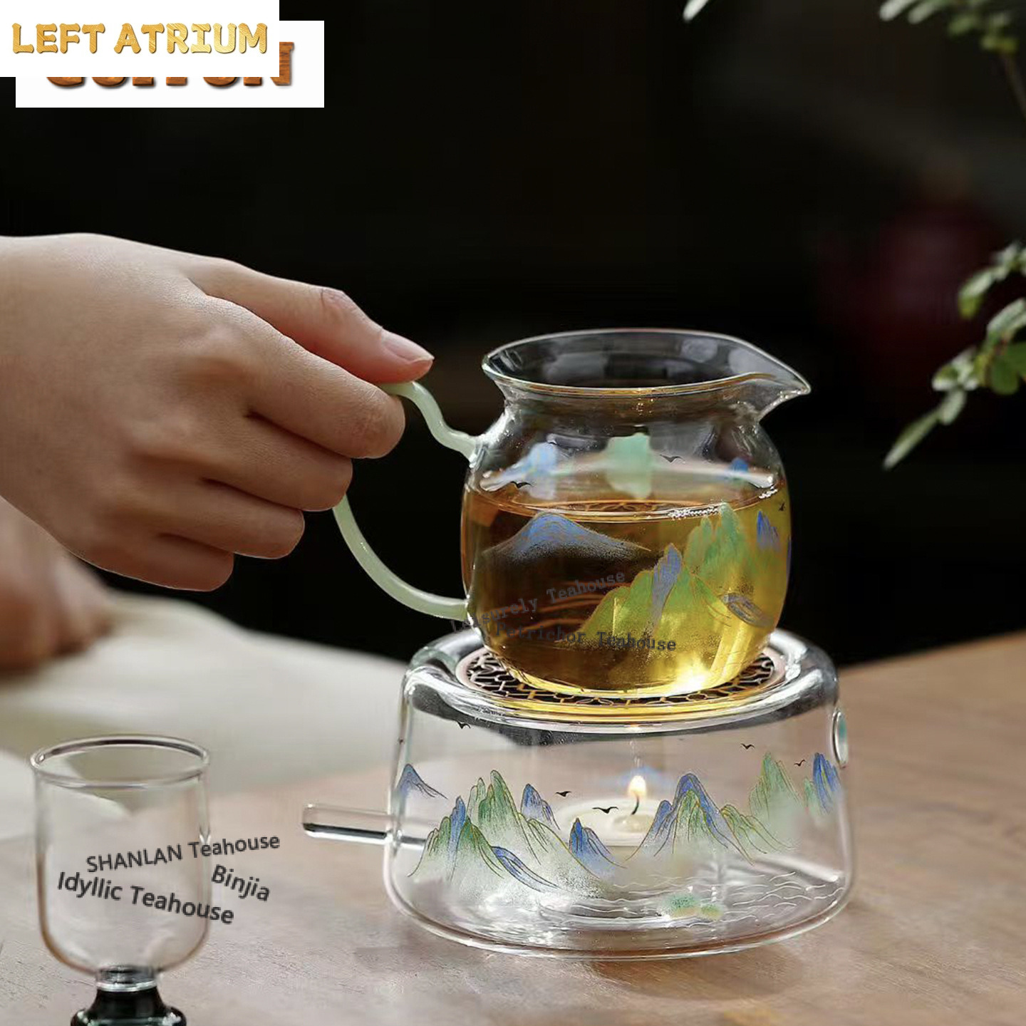 Thickened Heat-resistant Glass - đánh giá và giá Candle Holder Set