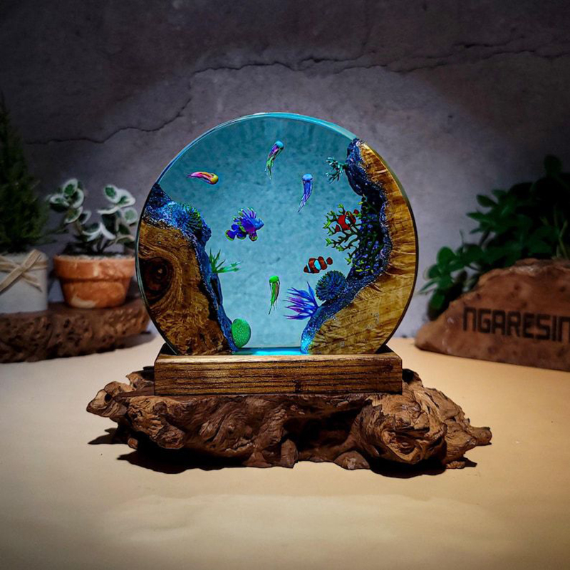 Ocean Aquarium Organism Resin  - đánh giá và giá Lighting Christmas Decor