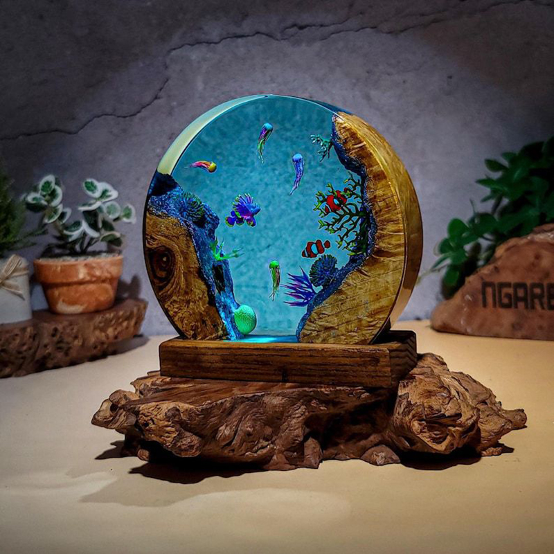 Ocean Aquarium Organism Resin  - đánh giá và giá Lighting Christmas Decor