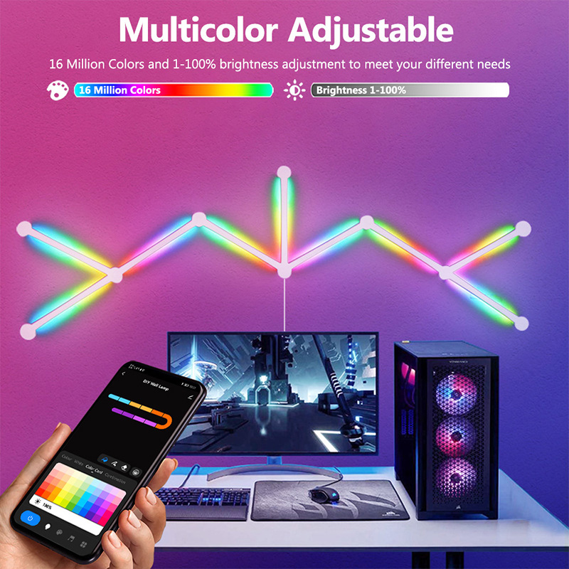 Smart RGB Wall Lamp, Bluetooth - đánh giá và giá Lighting Decor Ideas