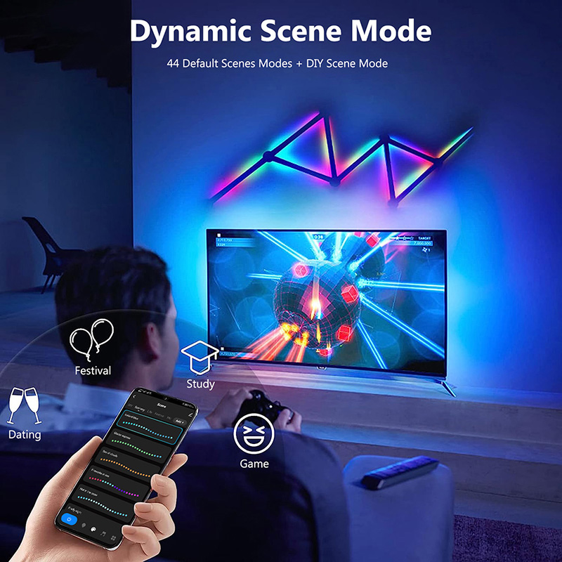 Smart RGB Wall Lamp, Bluetooth - đánh giá và giá Lighting Decor Ideas