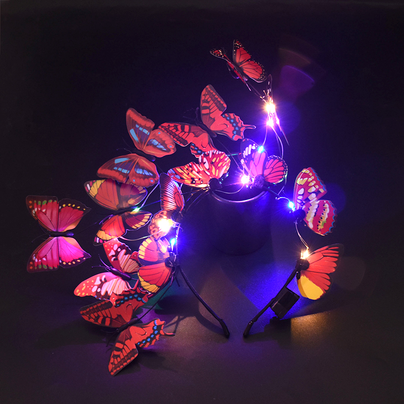 Women Girls Glowing Butterfly  - đánh giá và giá Lighting Decor For House