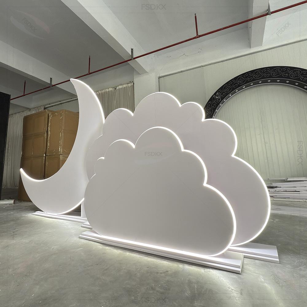 Chic Led Light Moon&Cloud PVC  - đánh giá và giá Lighting Decor Rentals