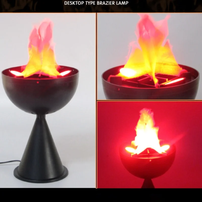 3D Fake Flame Lamp Simulation  - đánh giá và giá Lighting Decor For House