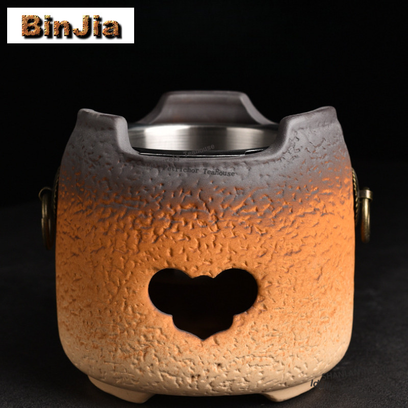 Crude Pottery High-handled Pot - đánh giá và giá Candle Holder Set
