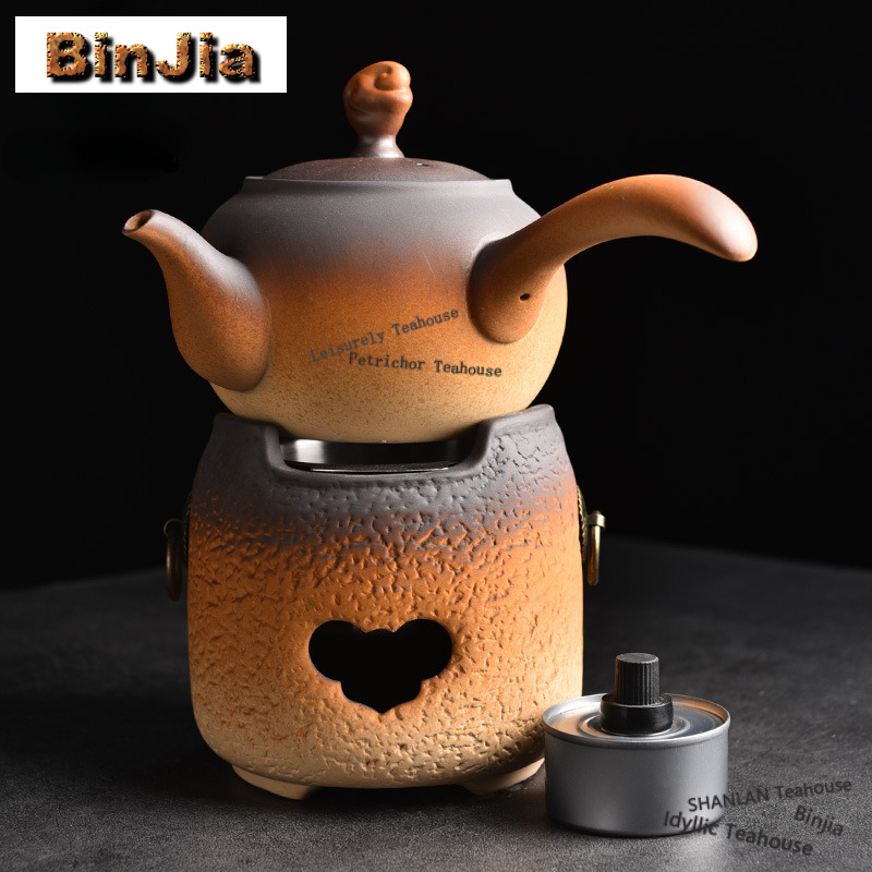 Crude Pottery High-handled Pot - đánh giá và giá Candle Holder Set