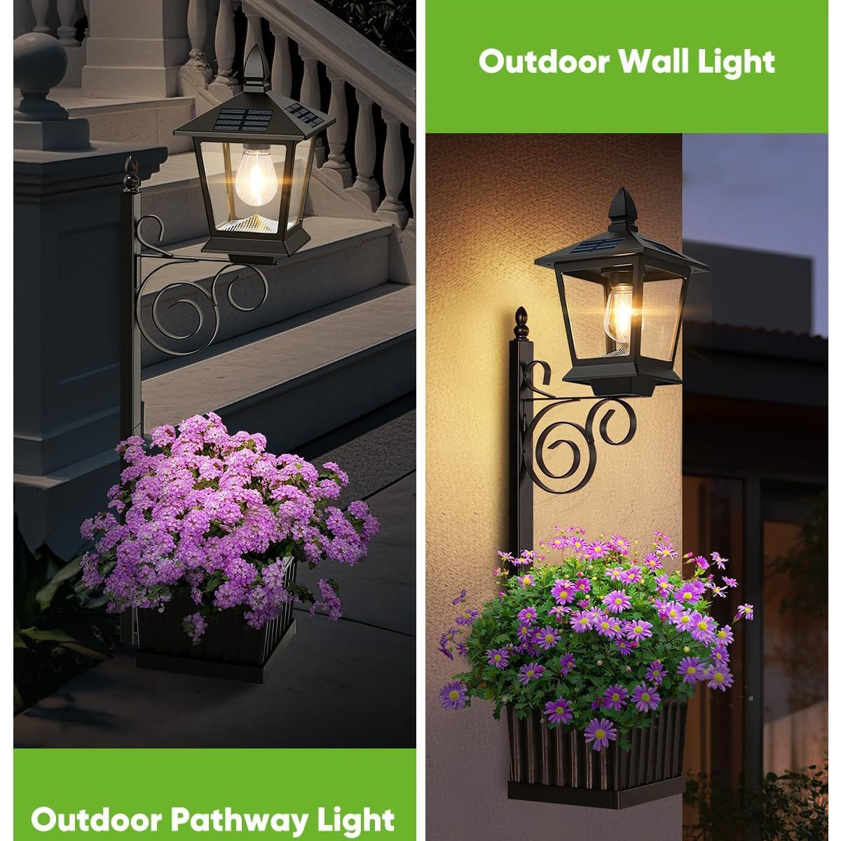 2 in 1 Solar Planter Lamp Wate - đánh giá và giá Lighting Decor Outdoor