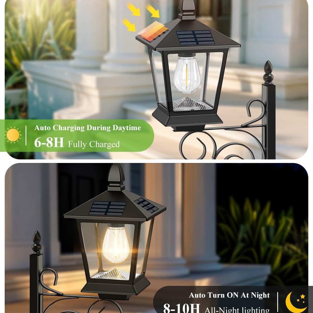 2 in 1 Solar Planter Lamp Wate - đánh giá và giá Lighting Decor Outdoor