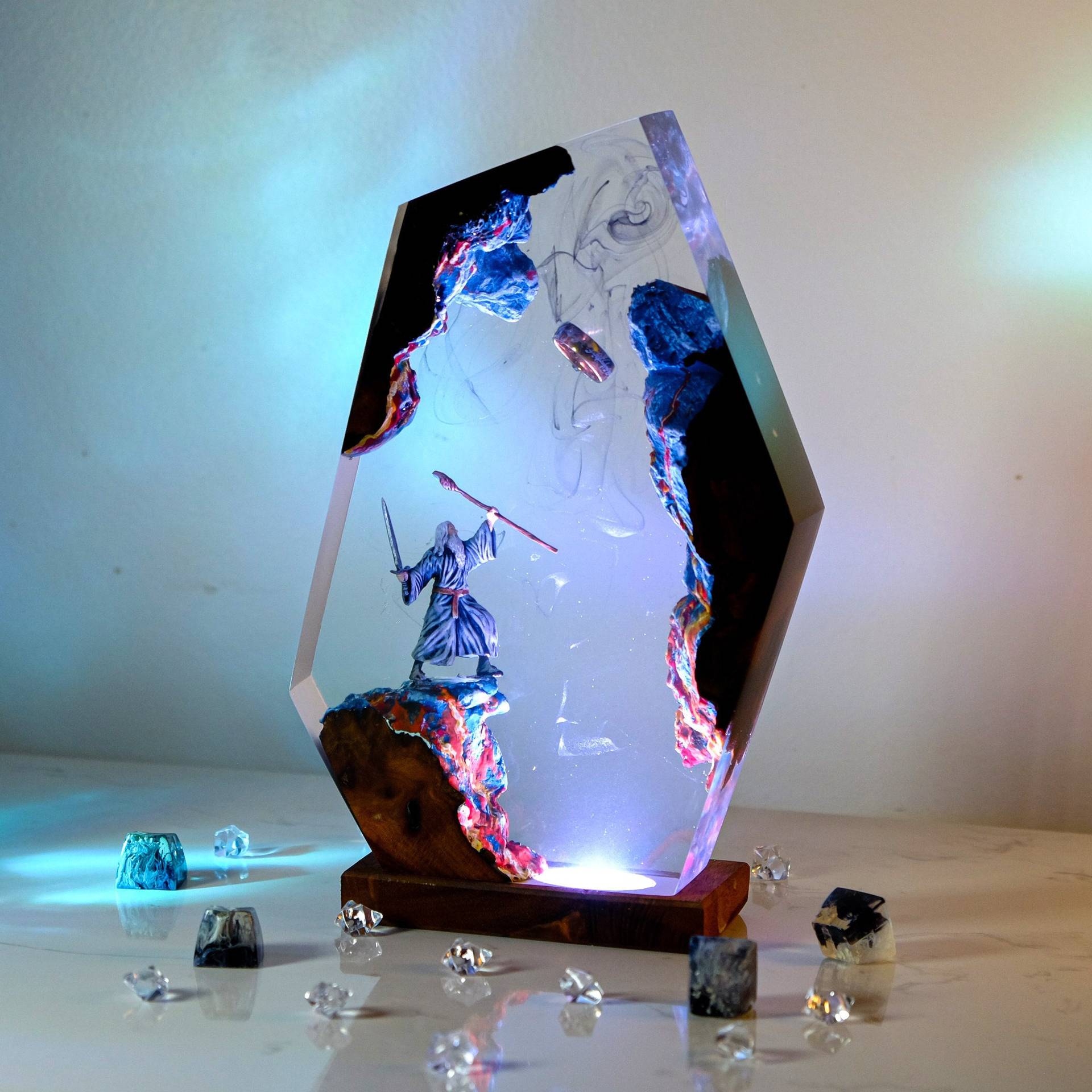 Movie Scence Figure Table Resi - đánh giá và giá Lighting Christmas Decor