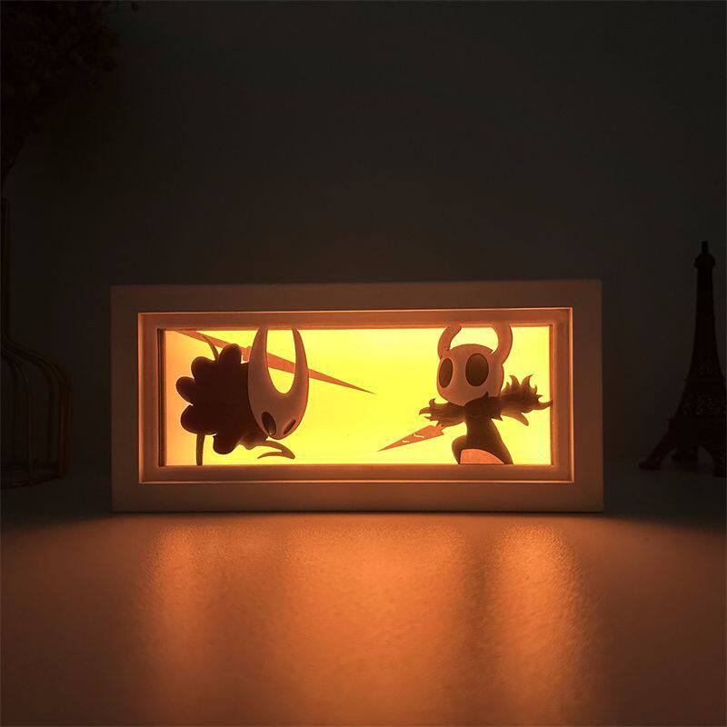 Hollow Knight Paper Cut Light  - đánh giá và giá Decor Lighting Fans