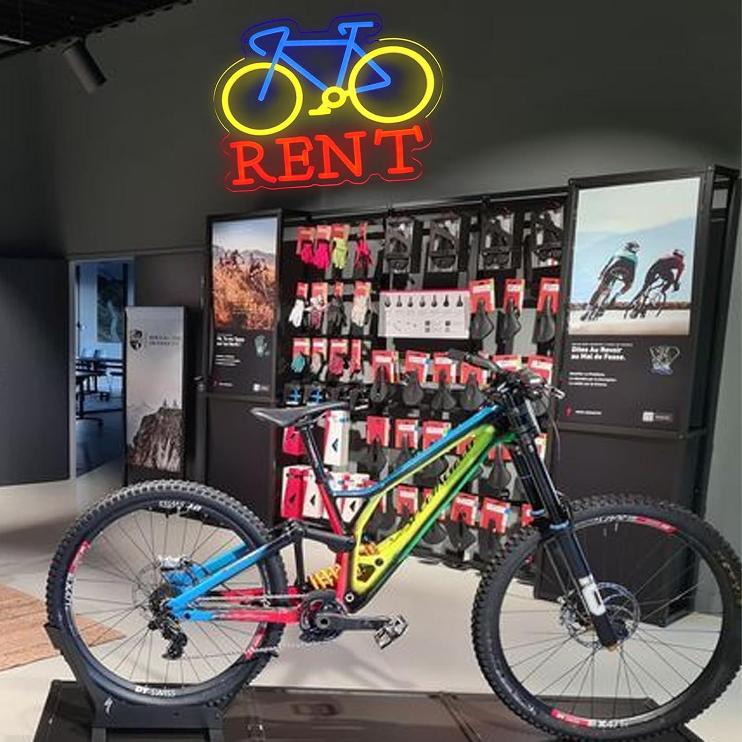 Bicycle Rent Neon Sign USB Dim - đánh giá và giá Lighting Decor Rentals