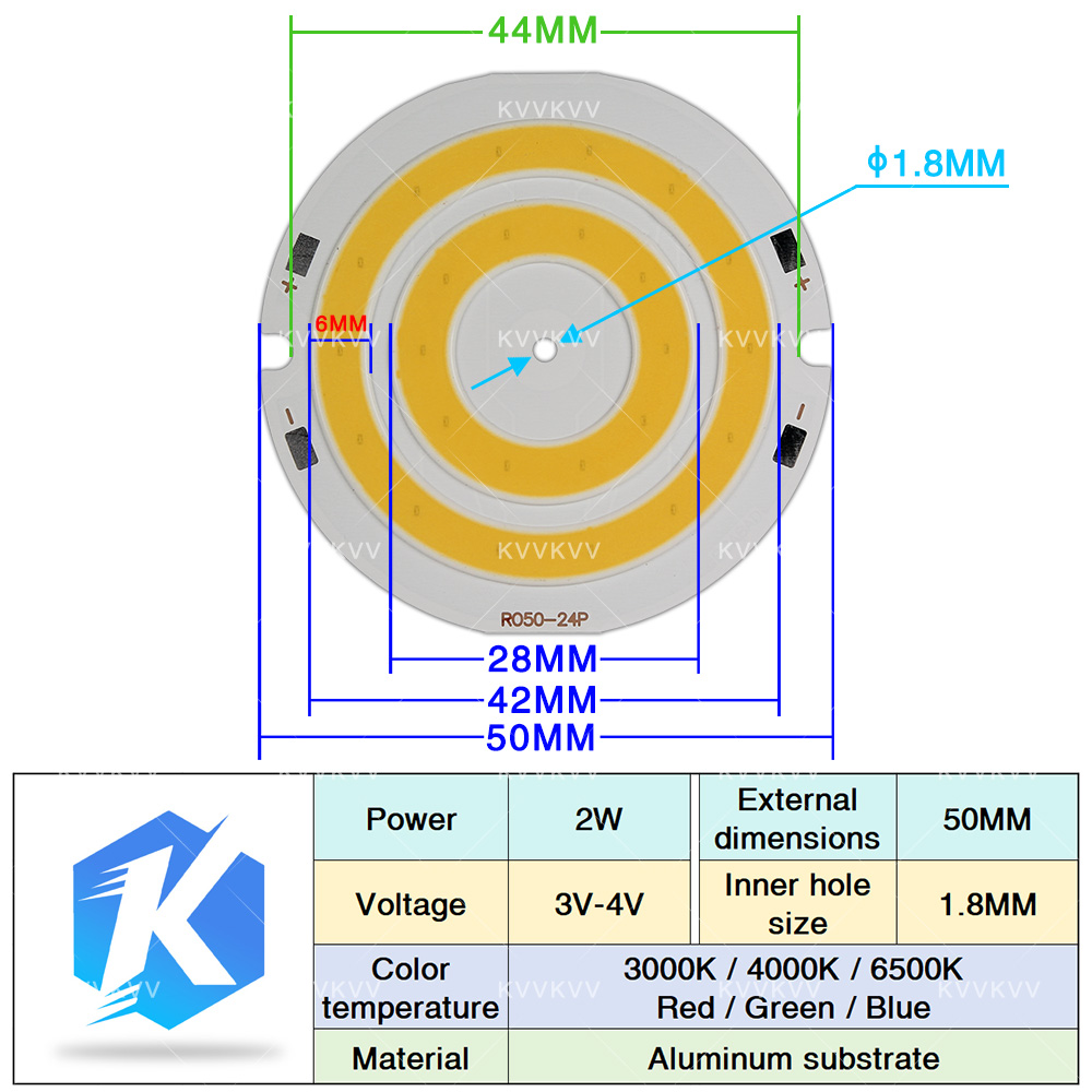 3V 4V Round COB LED Lamp Parts - đánh giá và giá Lighting Decor For House