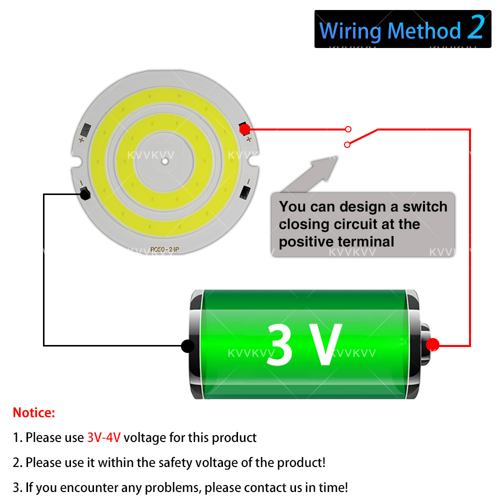 3V 4V Round COB LED Lamp Parts - đánh giá và giá Lighting Decor For House